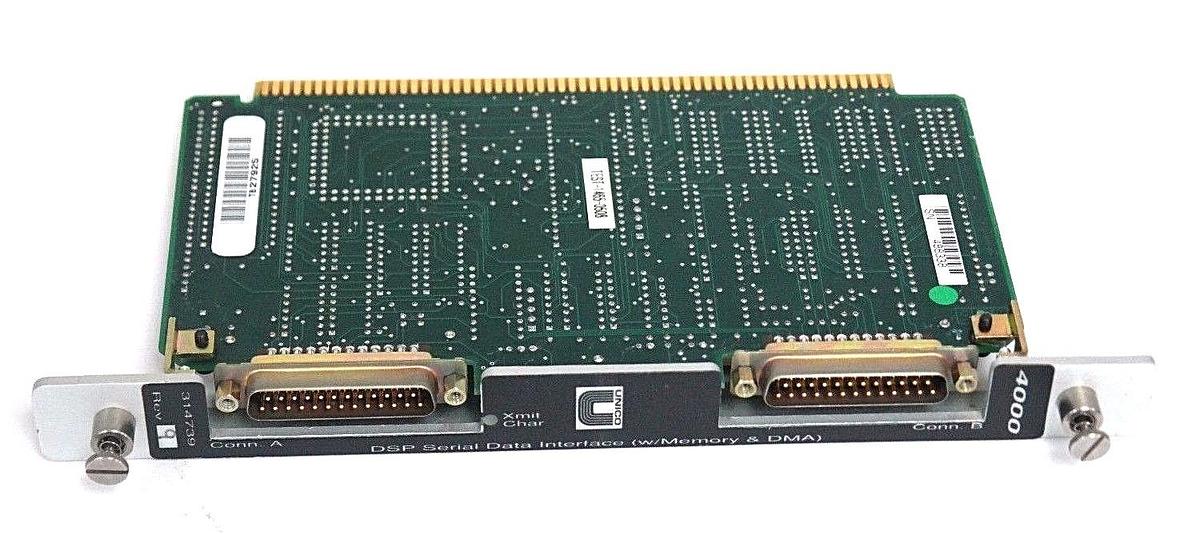 Used NEW UNICO 314-739 DSP SERIAL DATA INTERFACE 314739 REV. 9