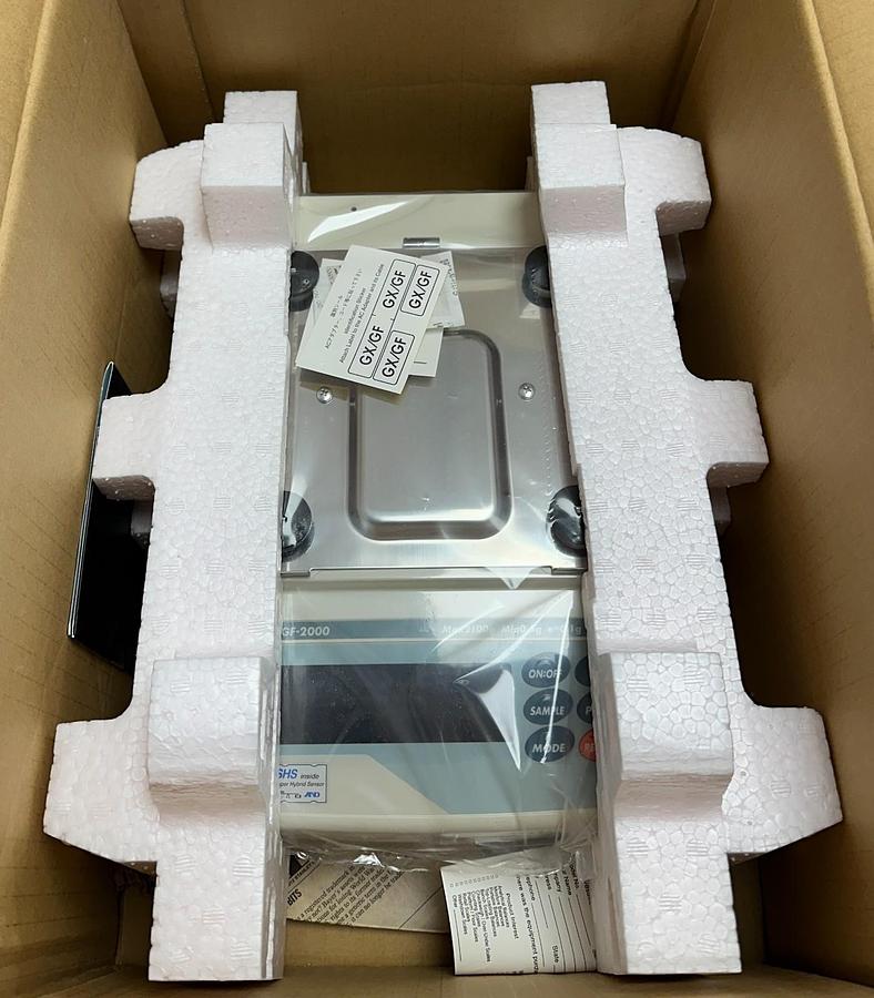 Used A&D COMPANY GF-2000 / GF2000 GF SERIES PRECISION BALANCE SCALE 2100g MAX NSMP