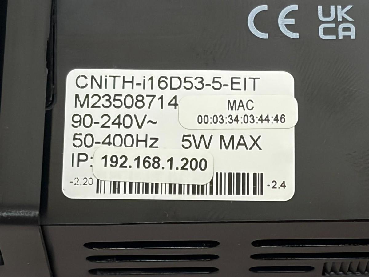 Used Omega CNiTH-i16D53-5-EIT Dual Temp RH Controller iSeries New
