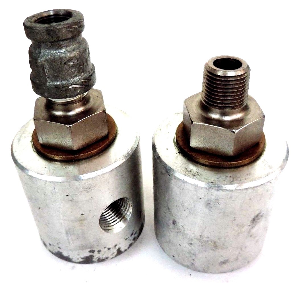 Used LOT OF 2 DEUBLIN 21-001-113 ROTOR UNIONS 3/4" 21001113