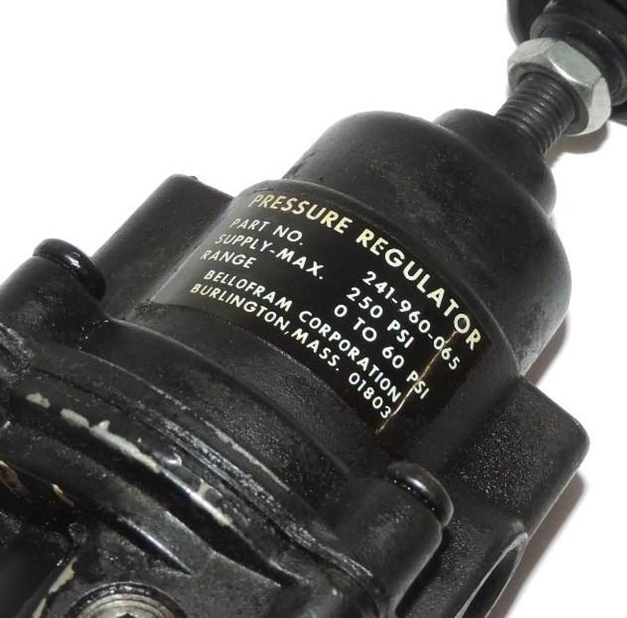 Used BELOFRAM 241-960-065 PRESSURE REGULATOR 250 PSI 1/4" THREAD