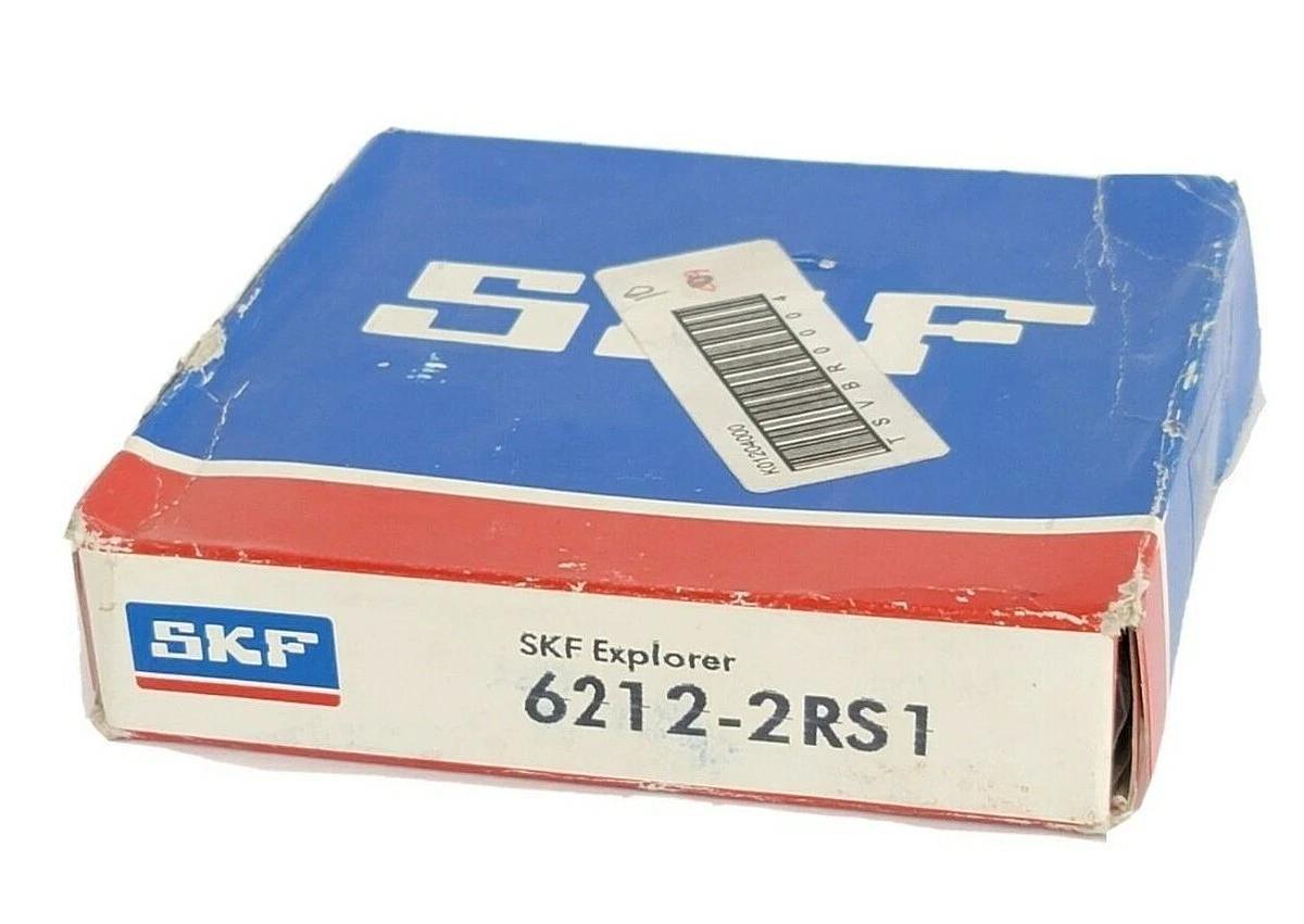Used NIB SKF 6212-2RS1 BALL BEARING DEEP GOOVE 60X110X22MM 62122RS1