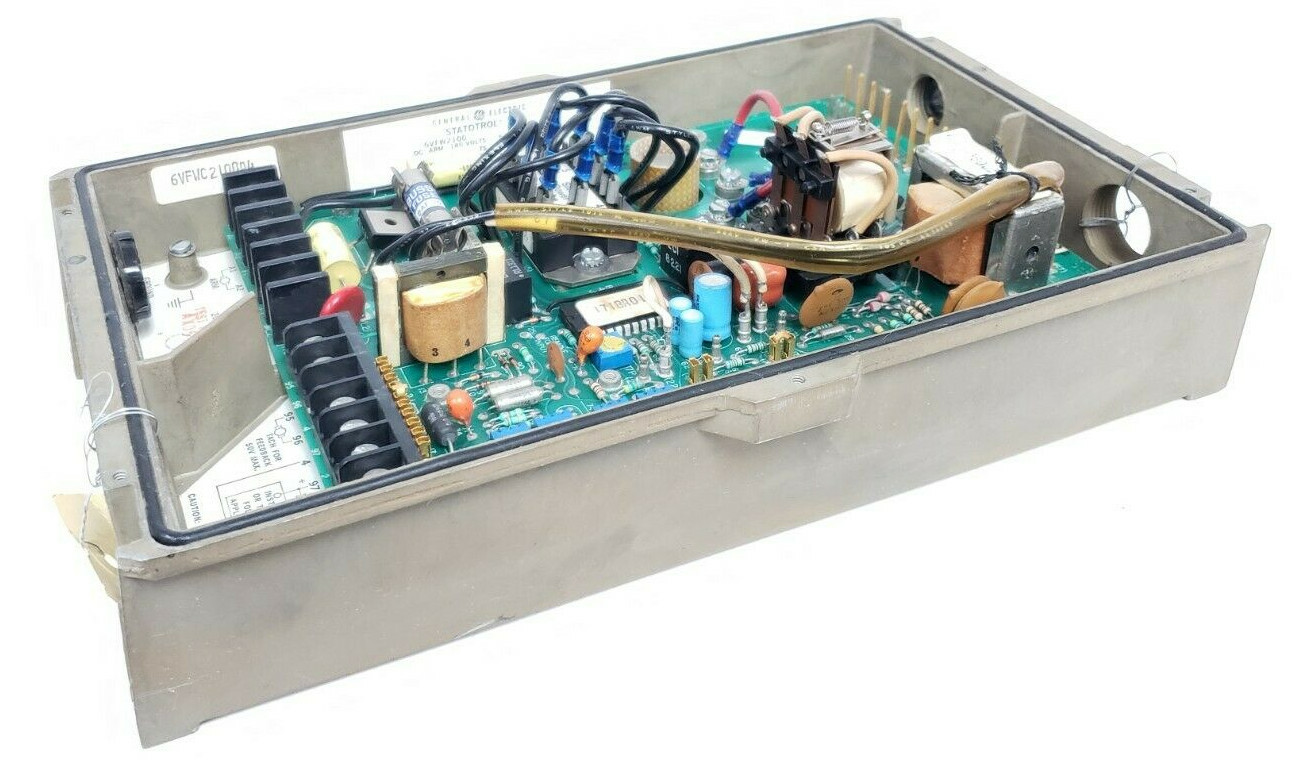Used REPAIRED GE 6VFW2100 STATOTROL II DRIVE 193X643AFG222 6VFWC2100A4 (INCOMPLETE)