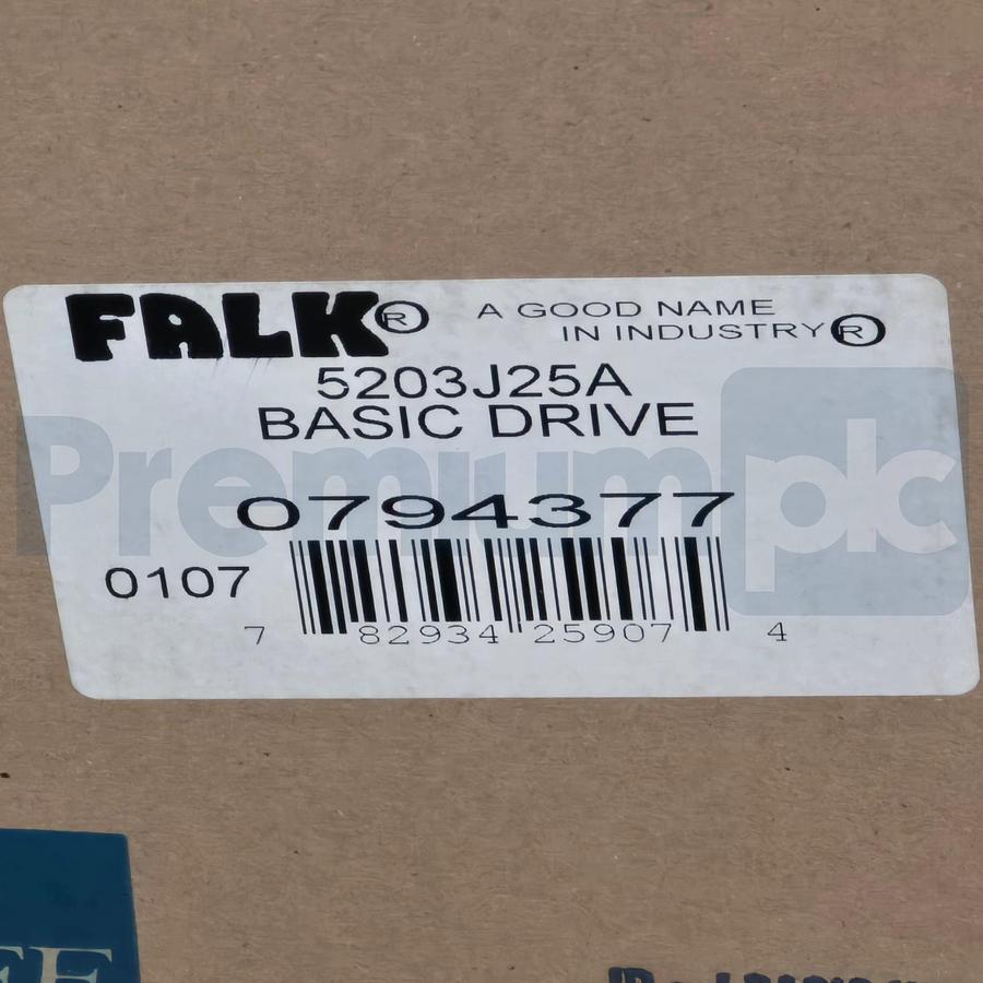 Used Falk 0794377 | 5203J25A Quadrive Shaft Mount Speed Reducer Gear Drive 25:1 Ratio