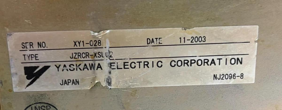 Used Yaskawa Electric JZRCR-XSU02 Motoman XRC Robot Servo Controller Power Module.