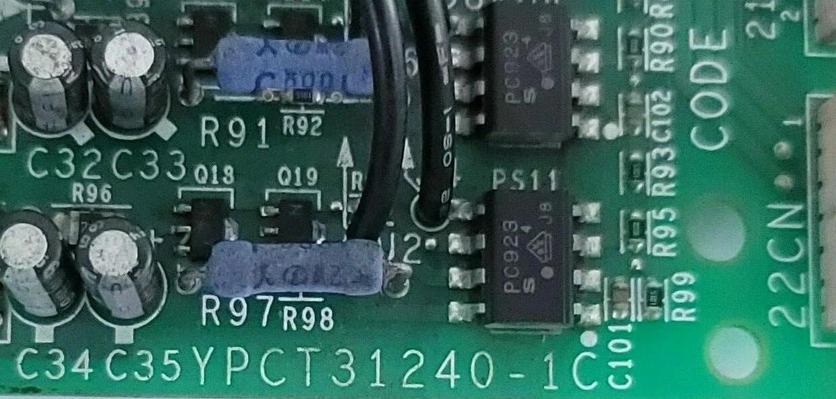 Used YASKAWA ELECTRIC YPCT31240-1C DESIG 2PCB BOARD