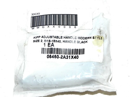 NEW KIPP 3DCX5 ADJUSTABLE HANDLE MODERN STYLE SIZE 2, 5/16-18X40 06460-2A31X40