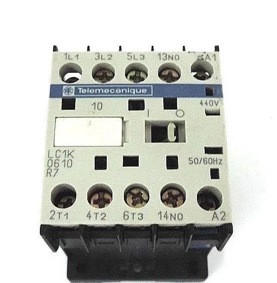 Used TELEMECANIQUE LC1K-0610R7 CONTACTOR LC1K0610R7, 440V, 50/60HZ