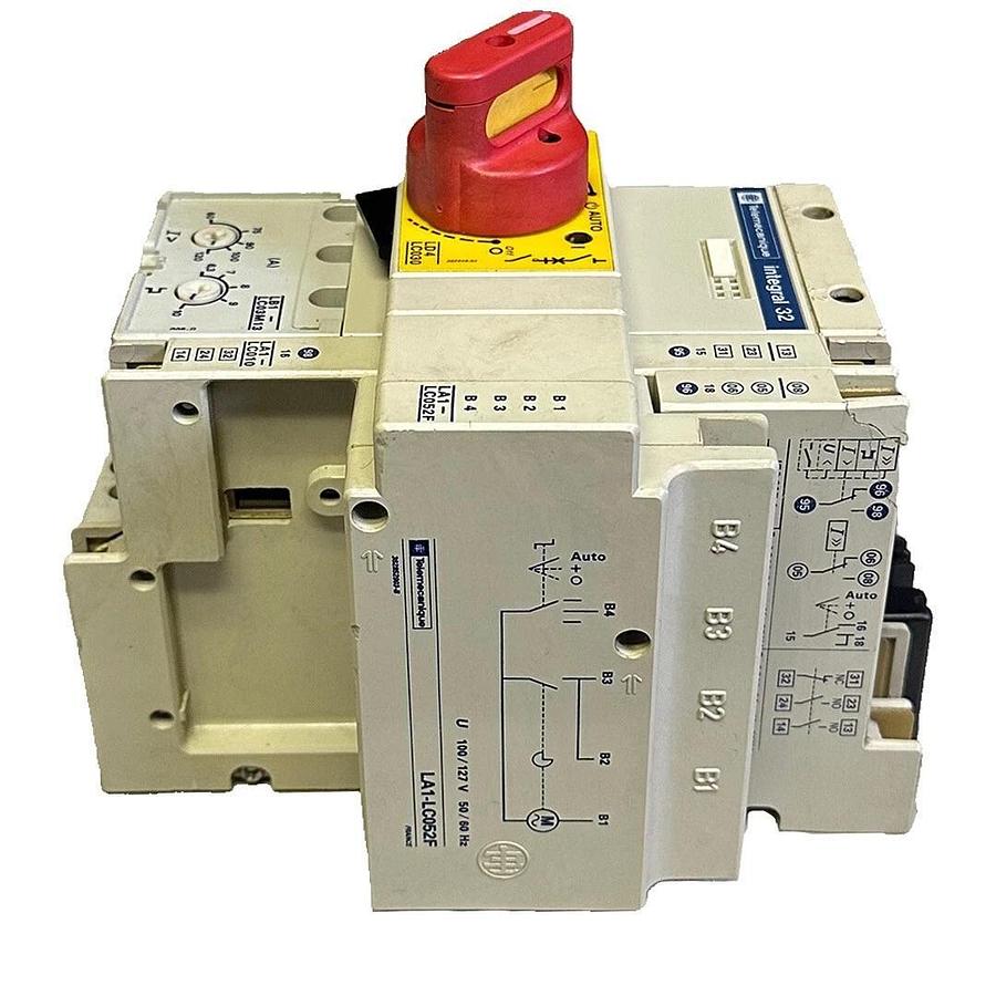 Used TELEMECANIQUE LD4-LC.30.H51 / LD4LC30H51 integral 32 CONTACTOR W/ LA1-LC052F
