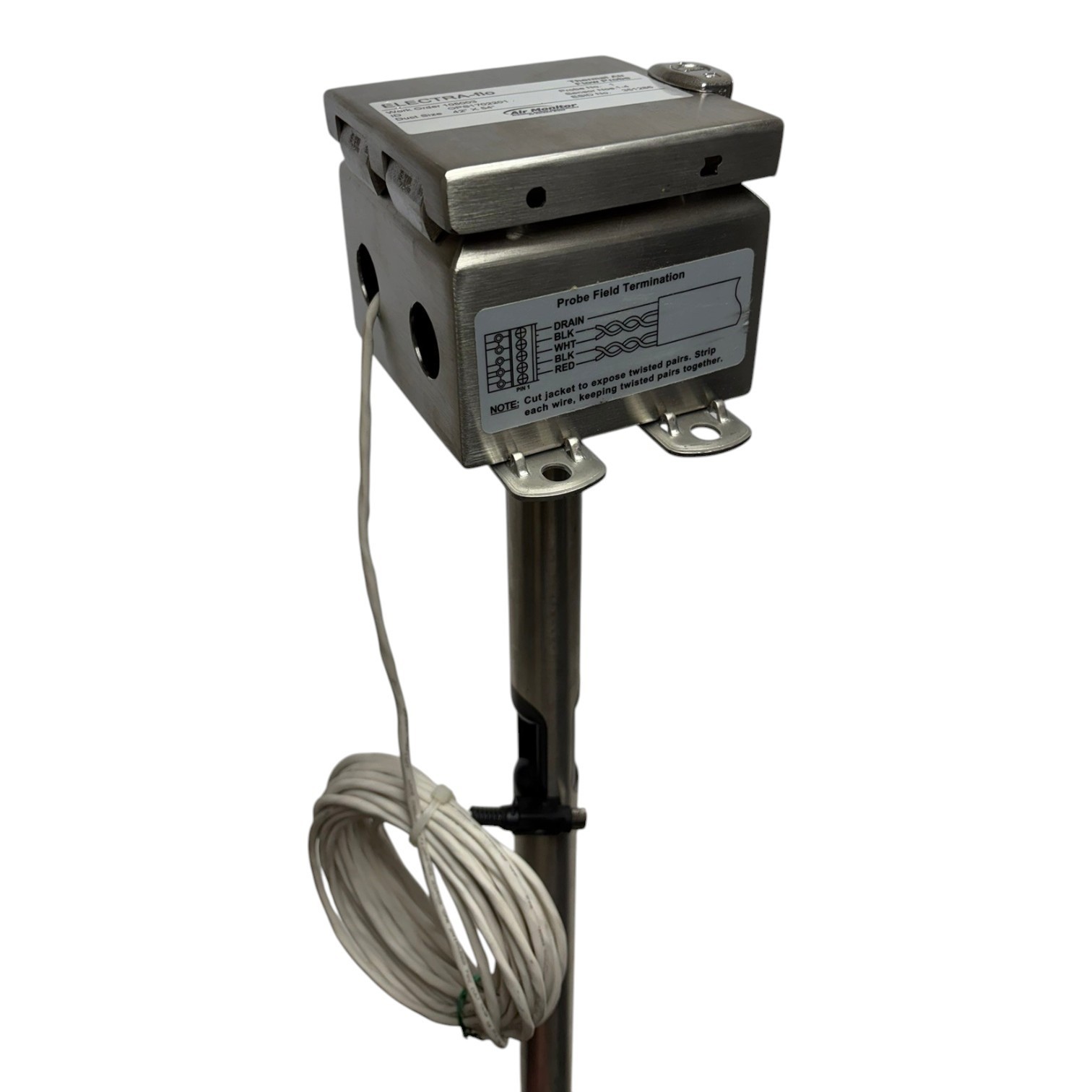 Used Air Monitor Corp Electra-flo Thermal Air Flow Probe 42 x 54 Duct Size 8-pin New