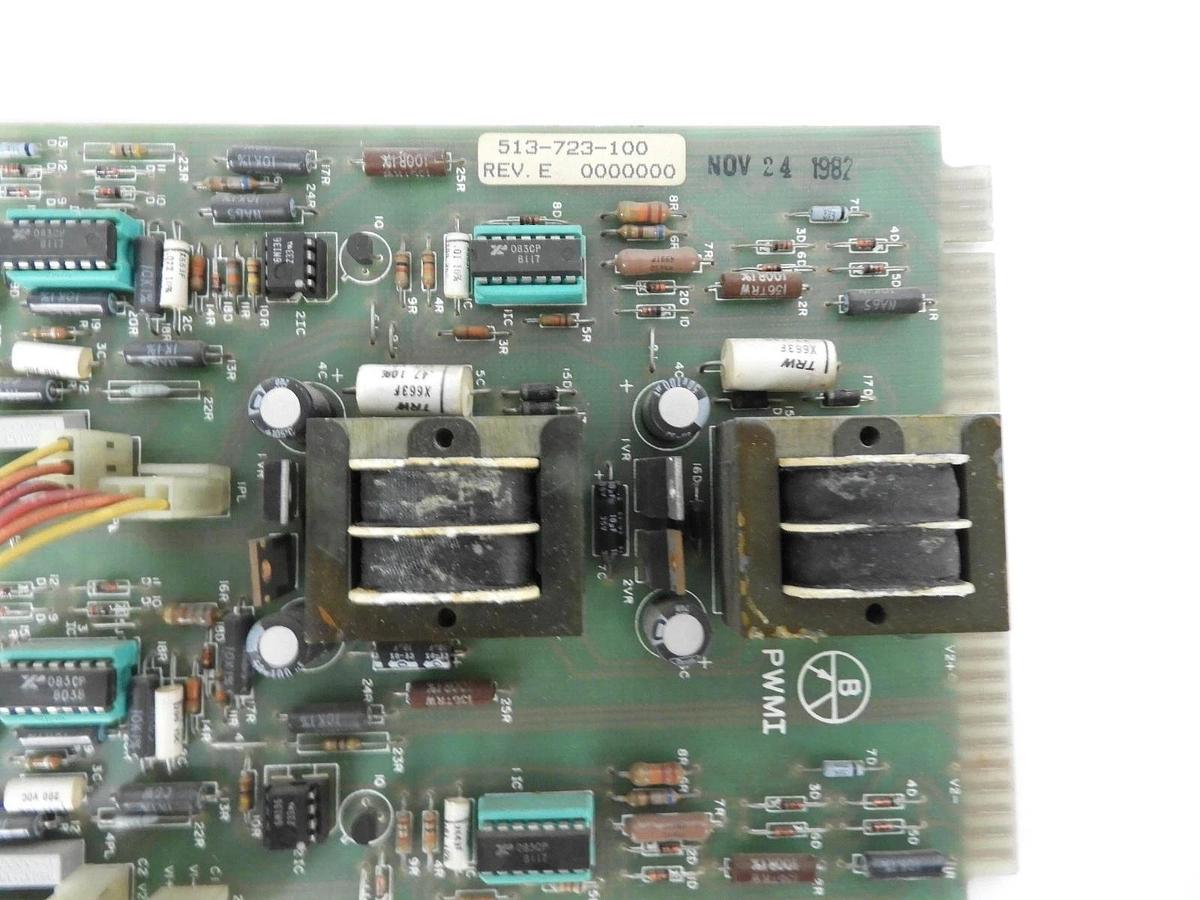 Used EMERSON 513-723-100 PC BOARD PWMI REV. E, 413-183-000