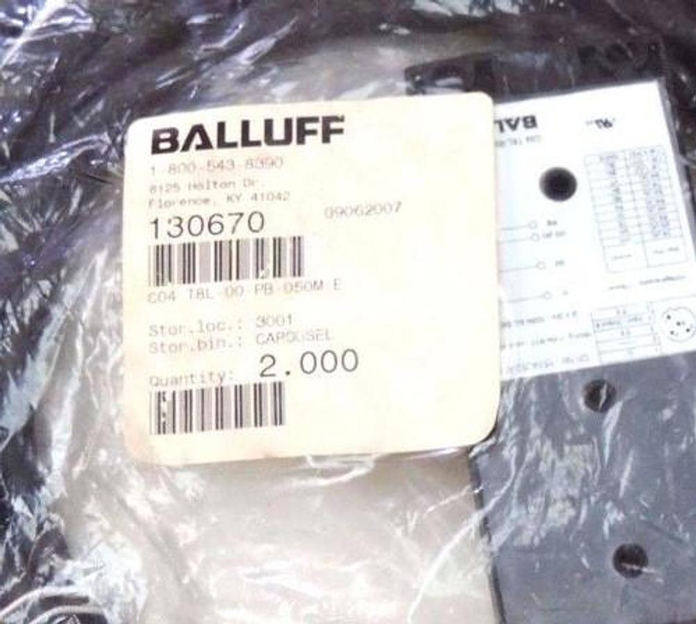 NEW BALLUFF C04 T8L-00-PB-050M-E INTERFACE BLOCK 8 PORT 5 POLE, 130670, 120V