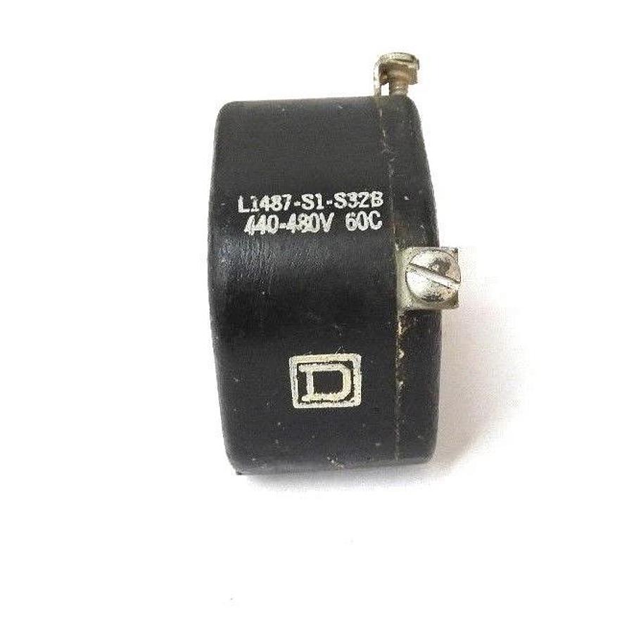 Used SQUARE D L1487-S1-S32B COIL 480V, 60C, L1487S1S32B