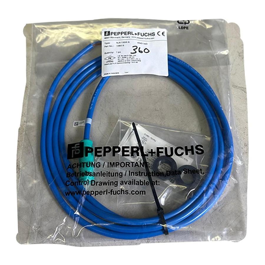 Used NEW PEPPERL+FUCHS NJ4-12GK-N / NJ412GKN INDUCTIVE SENSOR 106413 NON-FLUSH