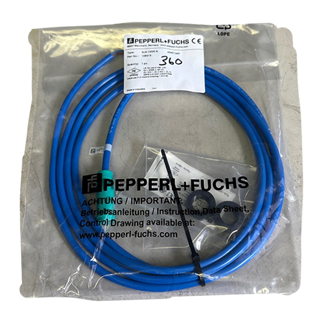 Used NEW PEPPERL+FUCHS NJ4-12GK-N / NJ412GKN INDUCTIVE SENSOR 106413 NON-FLUSH