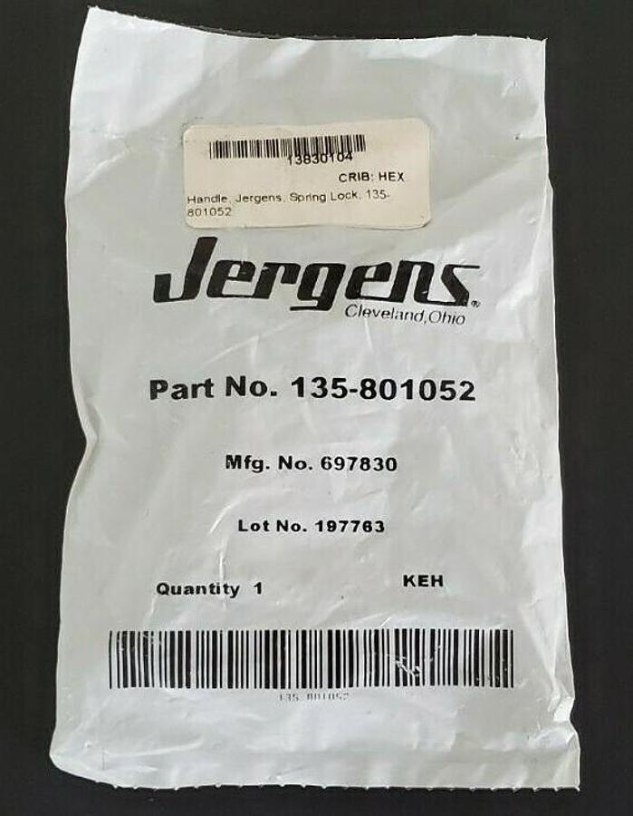 Used NEW JERGENS 135-801052 T-HANDLE BALL LOCK PIN 3/8" X 1-1/2" 801052 697830