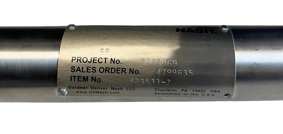 Used GARDNER DENVER NASH 823533-Z / 823533Z STEAM EJECTOR W/ 1-1/2'' 10820 316 FLANGE