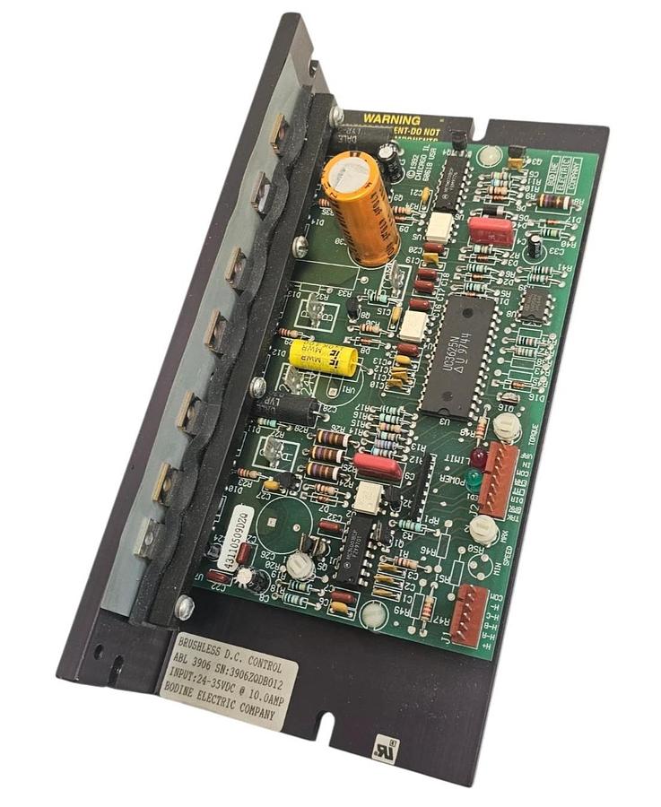 Used BODINE ABL-3906 BRUSHLESS D.C. CONTROL ABL 3906 / ABL3906 24-35VDC @ 10.0AMP