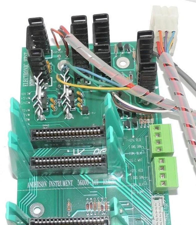 Used ANDERSON INSTRUMENT 56000-449 REV C ELECTRONIC HTST INTERCONNECT MOTHER BOARD