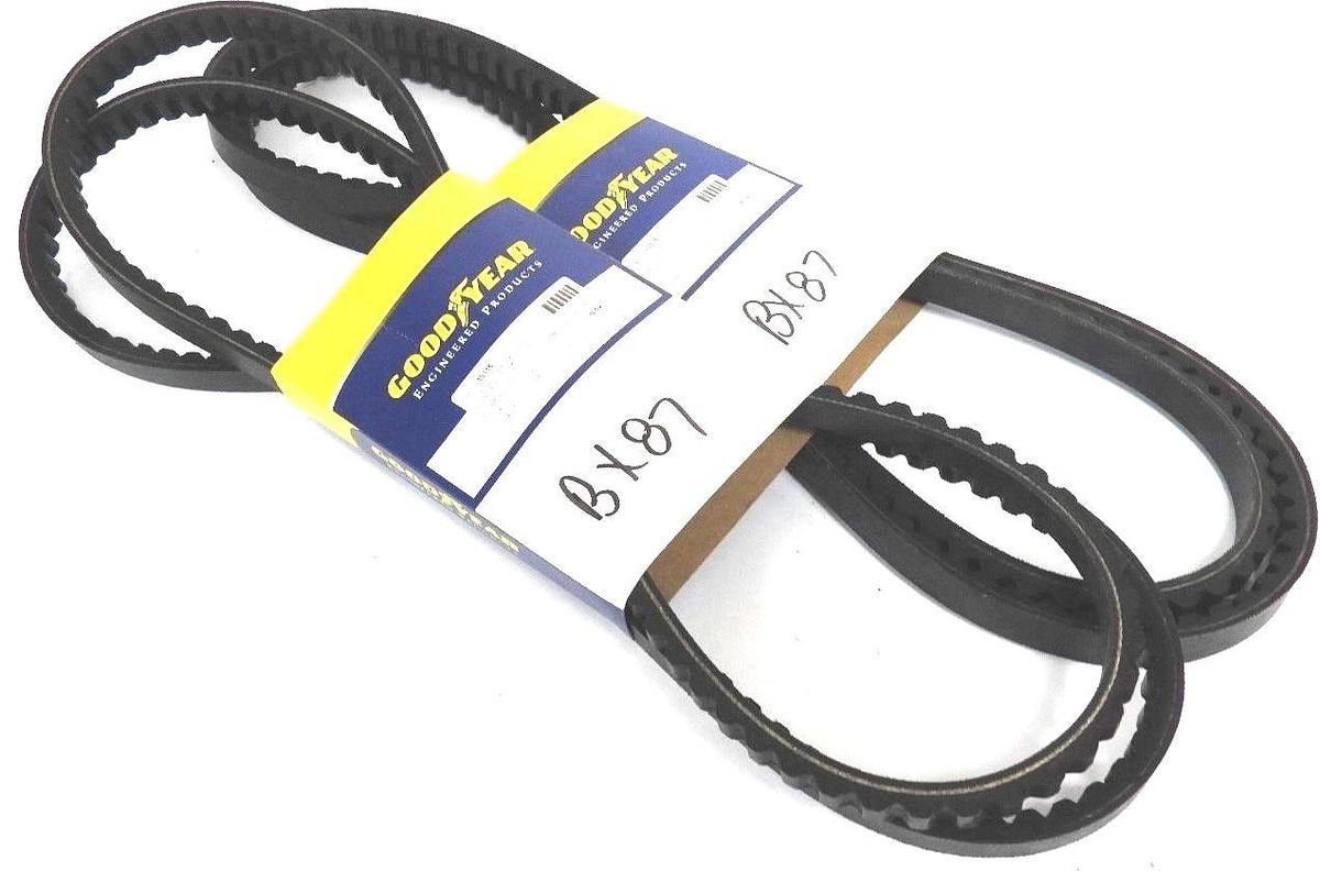 Used LOT OF 2 NEW GOODYEAR BX148 TORQUE-FLEX COGGED V-BELTS 10106
