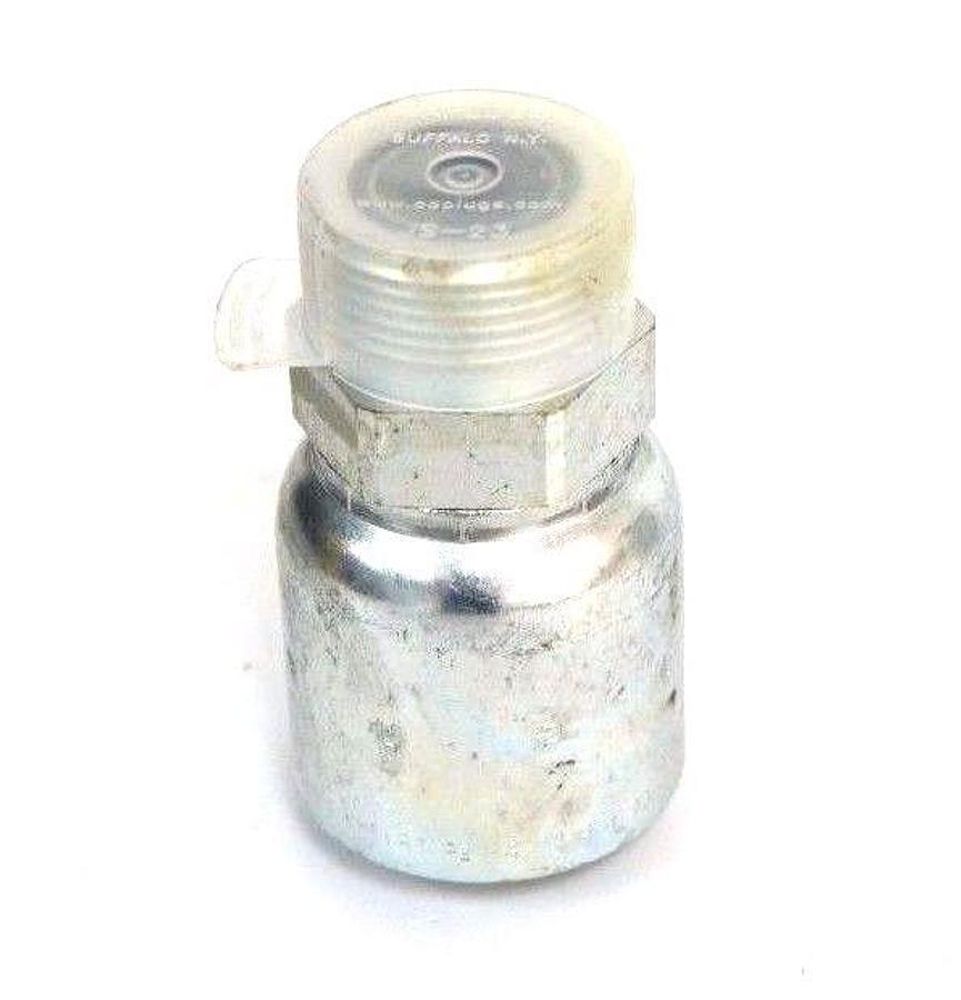 Used LOT OF 5 NEW PARKER 1J043-16-16 CRIMP FITTING SEAL LOK RIGID STRAIGHT 1" SILVER