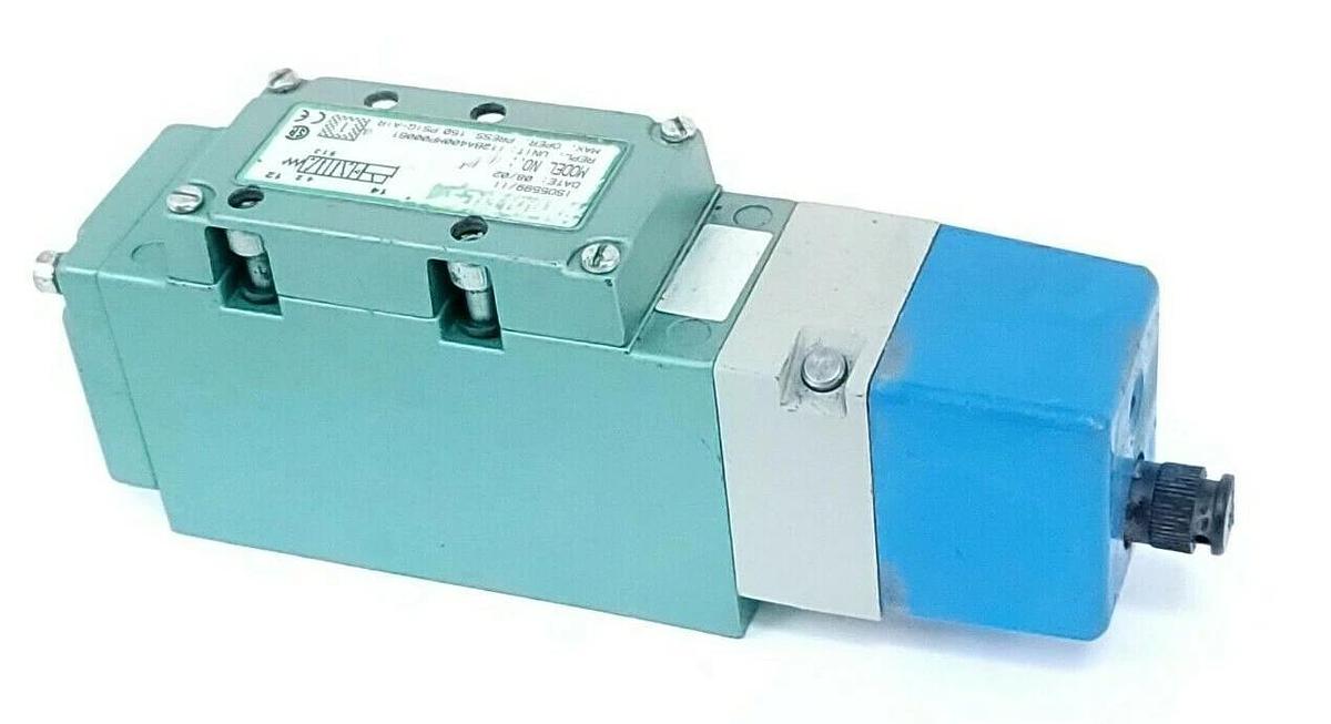 Used NUMATICS I12BA400MP00061 SOLENOID VALVE 150PSIG 236-384B 24VDC 4.0W COIL