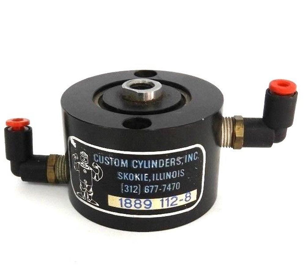 Used CUSTOM CYLINDERS, INC 1889 112-8 CYLINDER PNEUMATIC 18891128