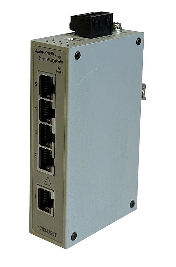 Used NEW ALLEN BRADLEY 1783-US5T /B Stratix 2000 5-PORT UNMANAGED EtherNet SWITCH 24V