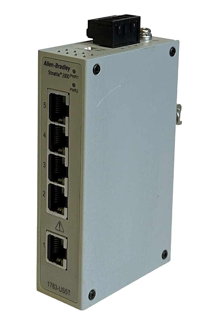 Used NEW ALLEN BRADLEY 1783-US5T /B Stratix 2000 5-PORT UNMANAGED EtherNet SWITCH 24V