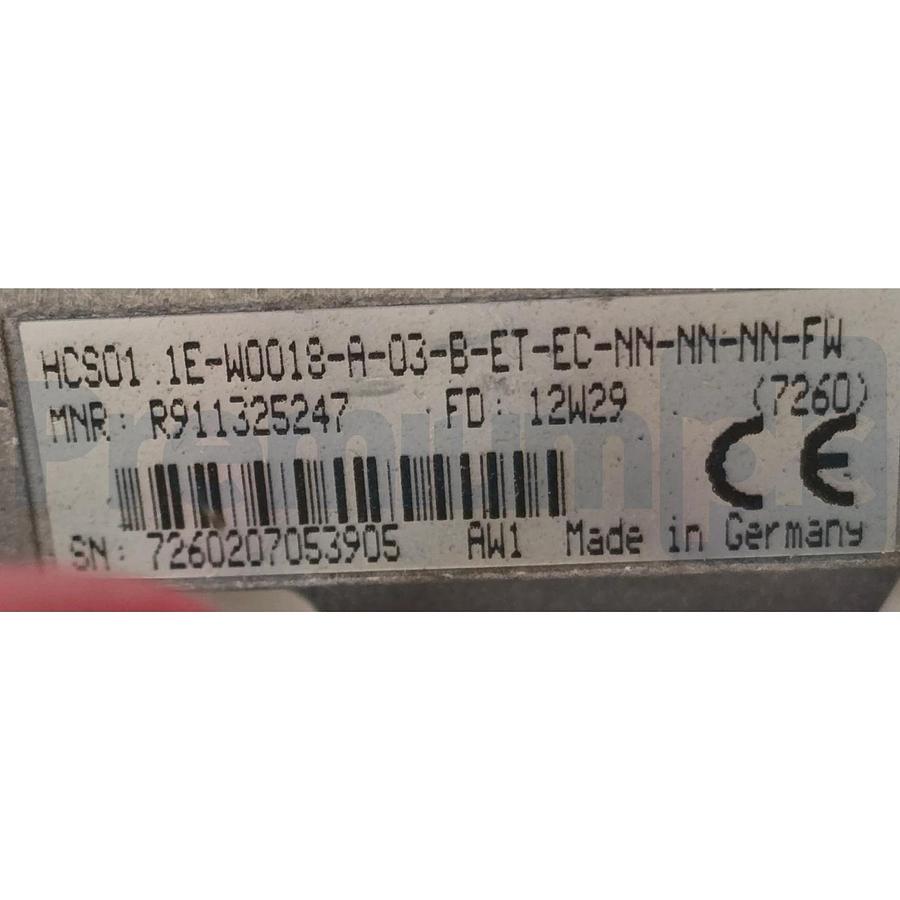 Used REXROTH HCS01.1E-W0018-A-03-B-ET-EC-NN-NN-NN-FW IndraDrive CONVERTER R911325247