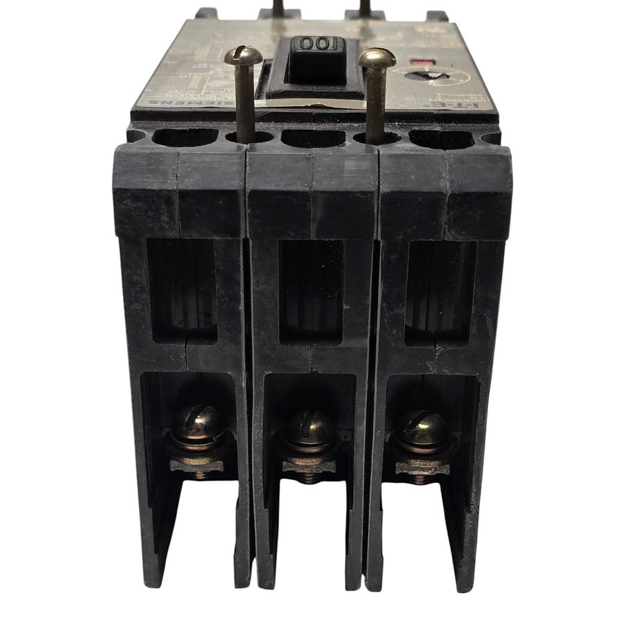 Used Siemens I-T-E ED63A100 Sentron Circuit Breaker | 100A 600V 3P | ED6-ETI w/Trip