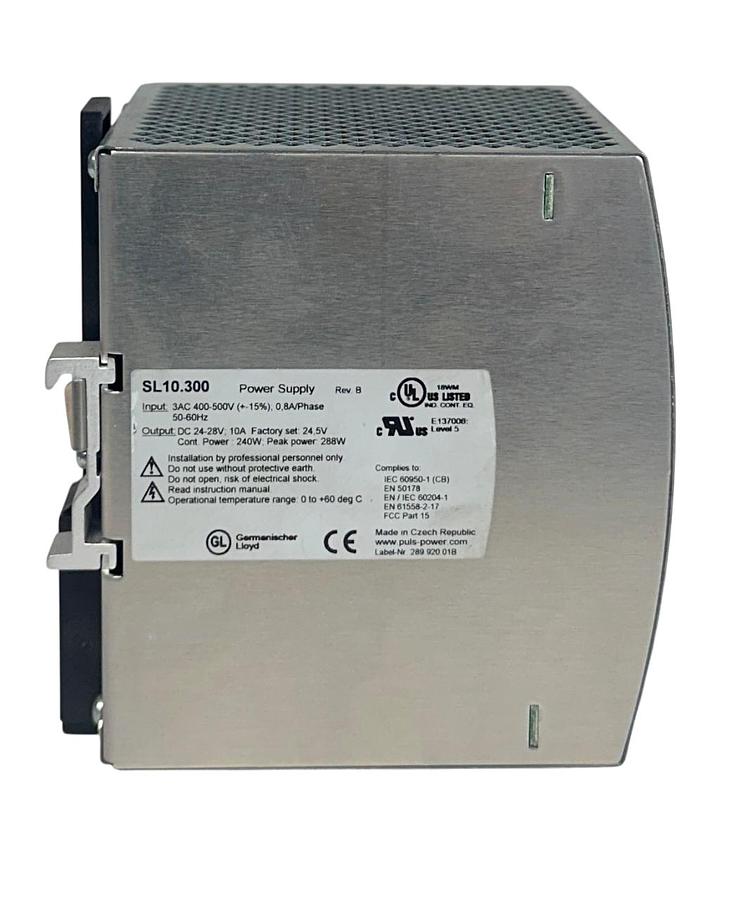 Used PULS SL10.300 / SL10300 POWER SUPPLY SL10 3PH 400-500VAC IN 24-28VDC OUT NSMP