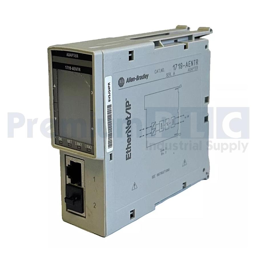 Used ALLEN BRADLEY 1719-AENTR /A EX I/O INTRINSICAL EtherNet/IP ADAPTER 1719AENTR *