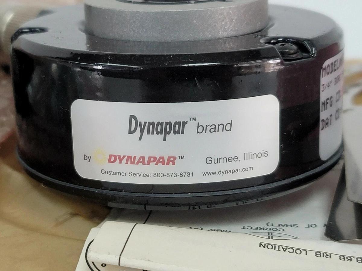 Used NIB DYNAPAR HS352048C3433 HOLLOW SHAFT ENCODER 3/4'' BORE 5-26V 12 PN CONN