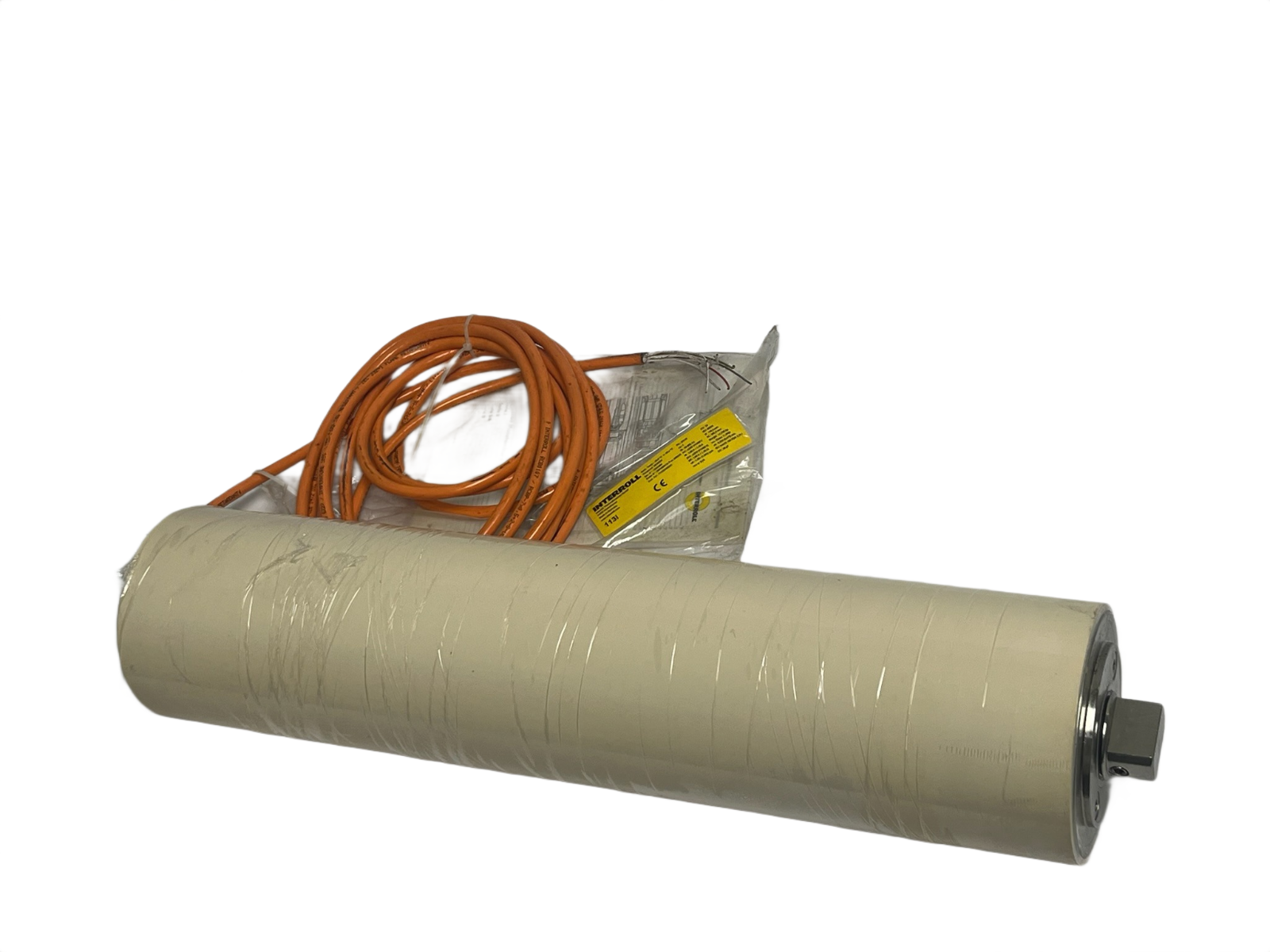 Used Interroll 113i Drum Motor 370W 460V 3PH IP66 | PU Lagged Shell | 300mm FW