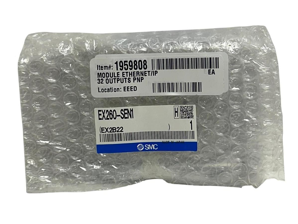 Used SMC EX260-SEN1 / EX260SEN1 EX260 SERIES FIELDBUS DEVICE EtherNet/IP 24VDC NSFS