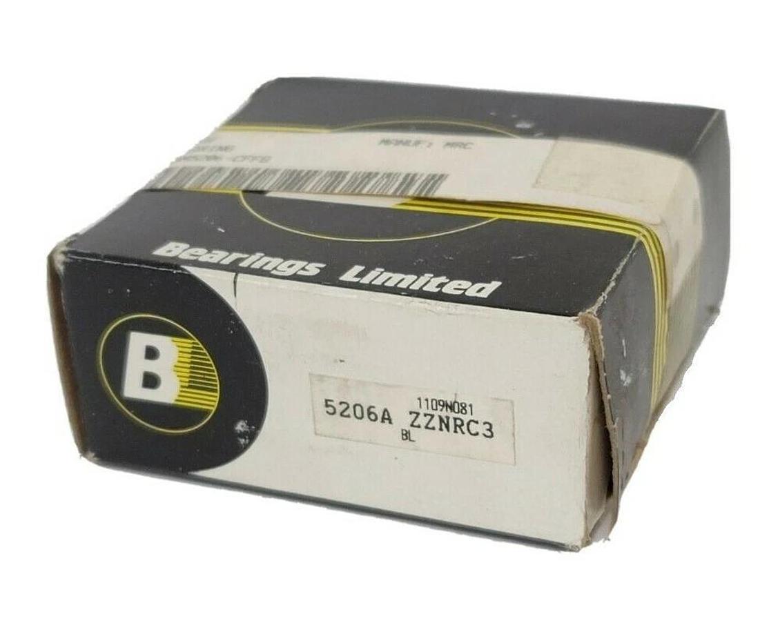 Used NIB BL BEARINGS LIMITED 5206A ZZNRC3 BEARING