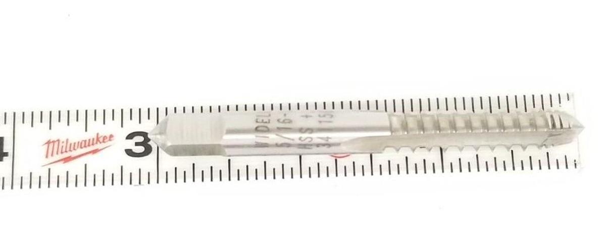 Used WIDELL 5/16-18 HSS + .005 341156 PLUG TAP