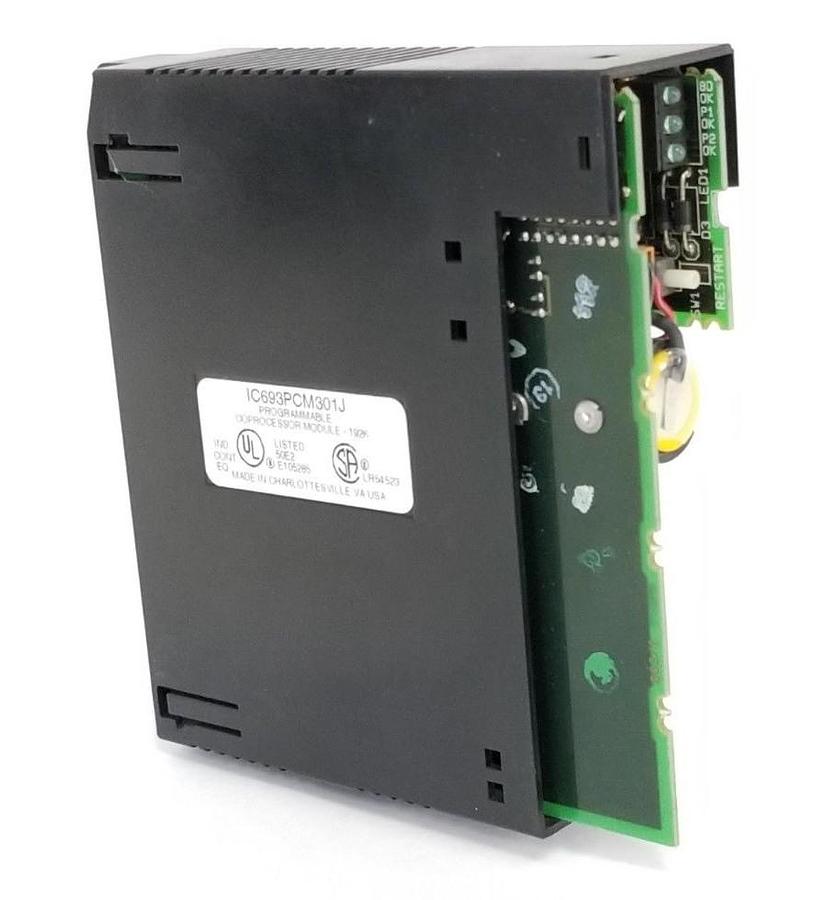 Used GE FANUC IC693PCM301J PROGRAMMABLE COPROCESSOR MODULE 192K