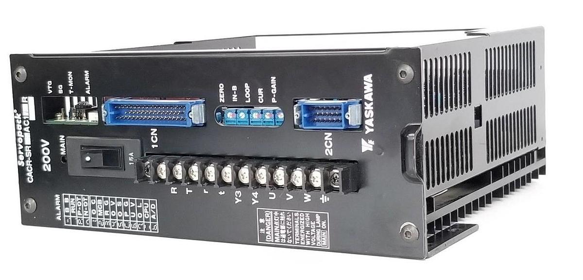Used YASKAWA SERVOPACK CACR-SR05AC1ER AC SERVO DRIVE 200V, 1CN, HPS 061-00262-0