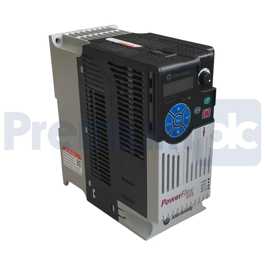Used Surplus Allen Bradley 25B-D010N104 /A PowerFlex 525 AC VFD Drive 3Ph 480V 5HP