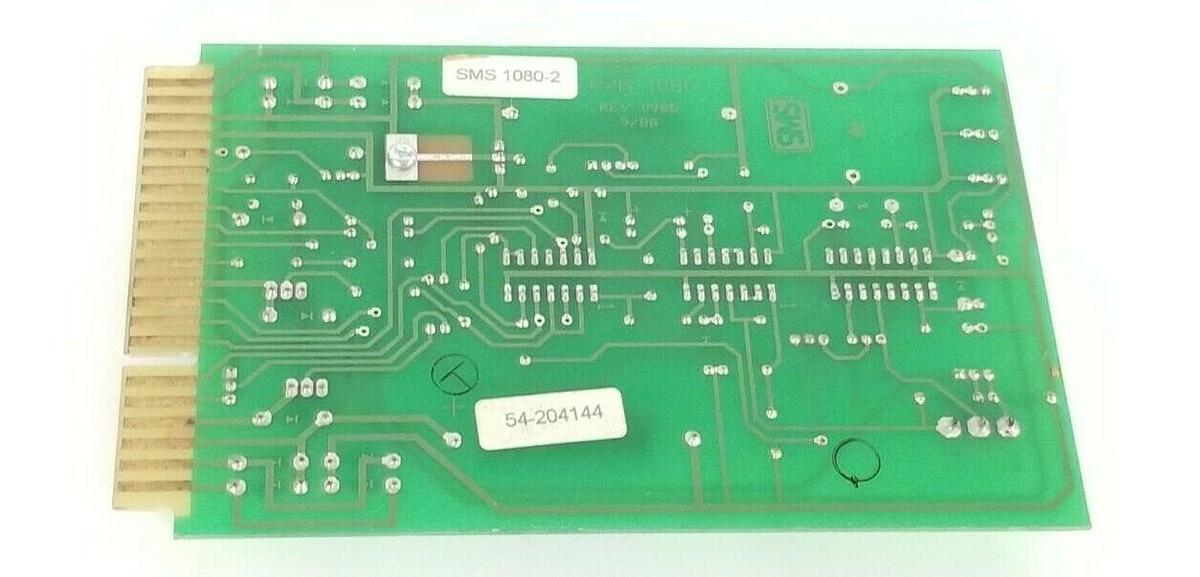 Used SAMTEC SMS-1080-2 CONTROL BOARD REV: 0988 P/N: 1080 SMS10802