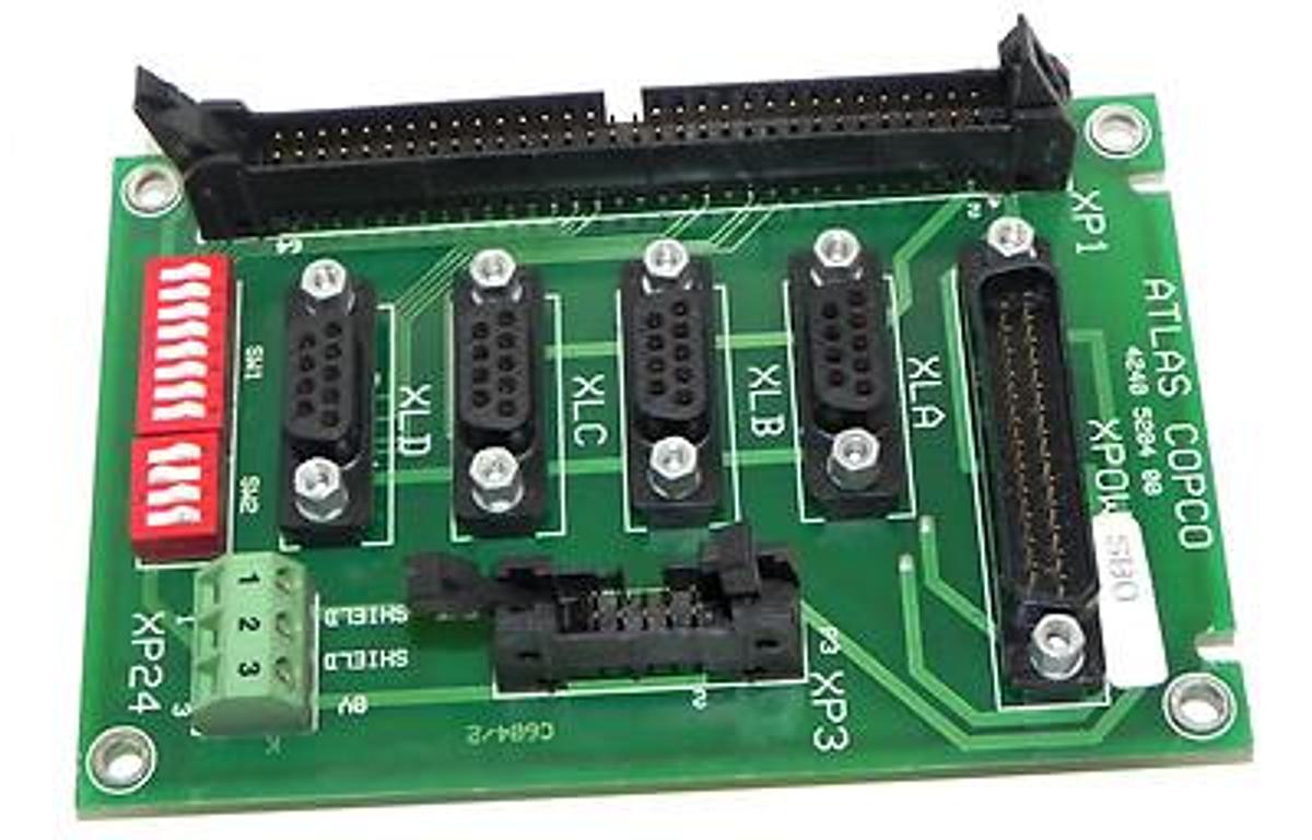 Used ATLAS COPCO 4240 5204 00 PC BOARD ASSEMBLY 4240520400