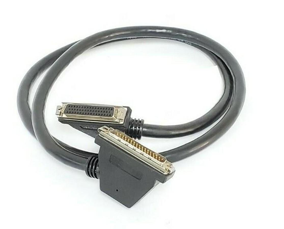 Used LOT OF 2 HONEYWELL 628-2002 PARALLEL I/O DOUBLE END PORT CABLES 6282002