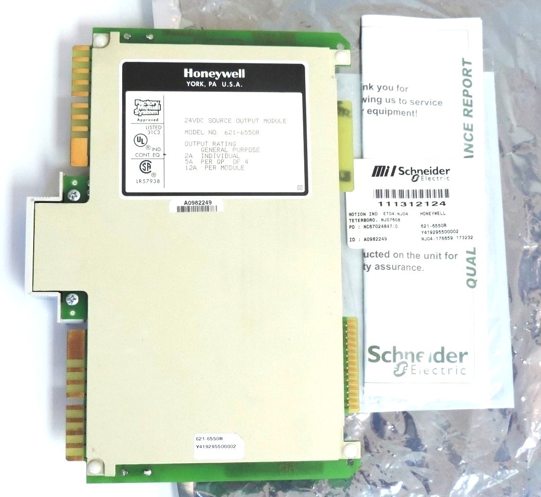 Used REPAIRED HONEYWELL 621-6550R OUTPUT MODULE 24VDC 6216550R