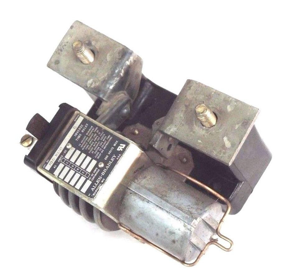 Used ALLEN BRADLEY 810-NX48 INVERSE TIME RELAY SER B 810NX48
