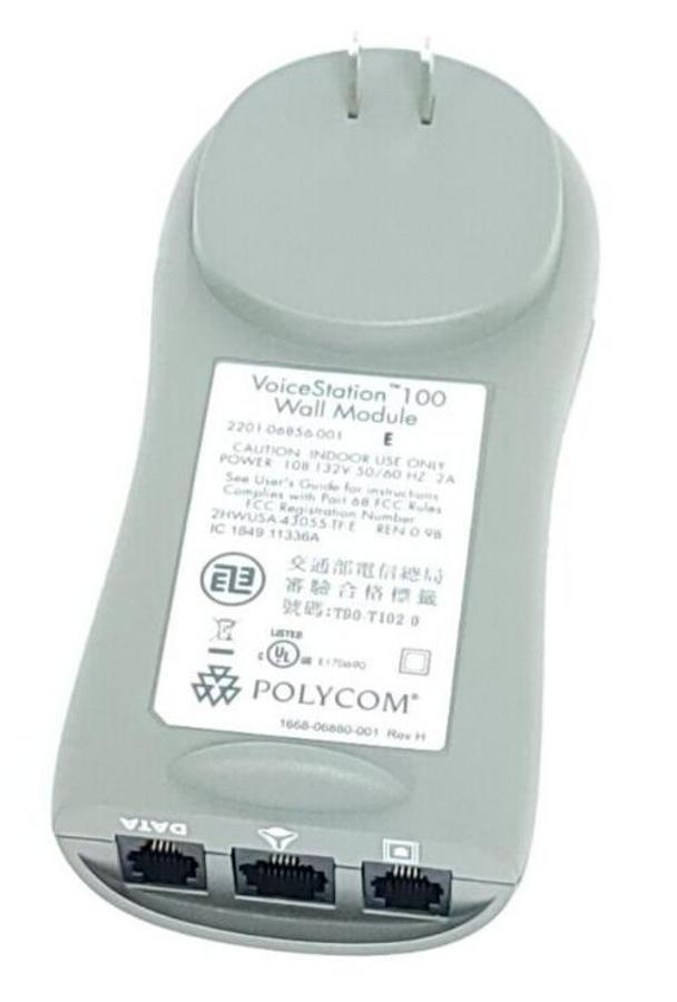 Used POLYCOM 2201-06856-001 / 220106856001 VoiceStation 100 WALL MODULE