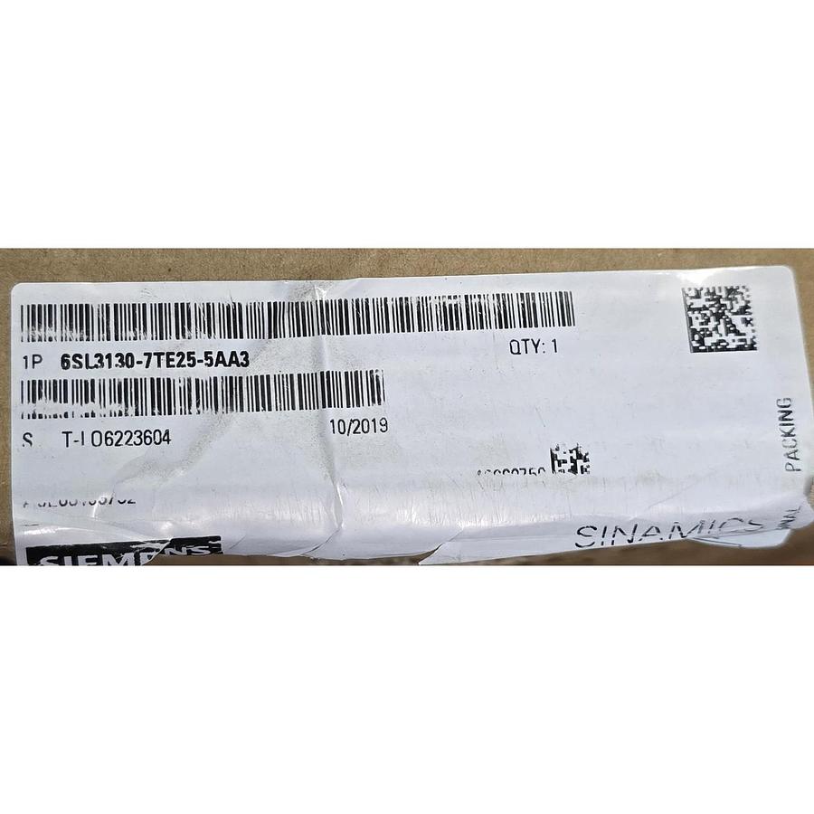 SIEMENS 6SL3130-7TE25-5AA3 SINAMICS S120 ACTIVE LINE MODULE 55kW 92A NSMP