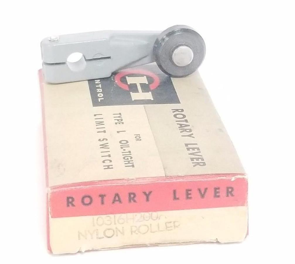 Used NIB CUTLER-HAMMER 10316H200A NYLON ROLLER ROTARY LEVER