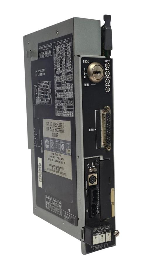 Used ALLEN BRADLEY 1785-L30B SER. C PLC-5/30 PROCESSOR MODULE F/W REV: E